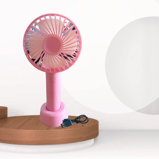 Portable Handy Mini Fan – Rechargeable USB Handheld Cooling Fan
