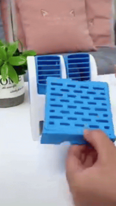 Mini Fan & Portable Dual Bladeless Air Conditioner