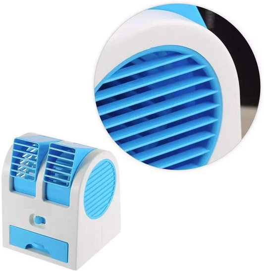 Mini Fan & Portable Dual Bladeless Air Conditioner