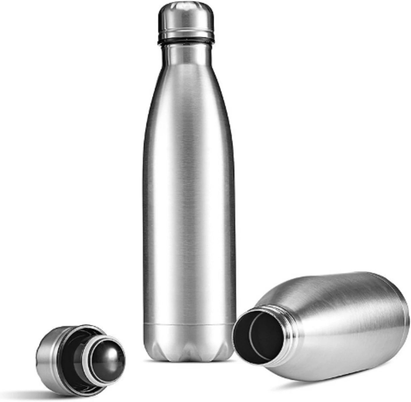 Premium 1 Litre Stainless Steel Hot & Cold Water Bottle | Vacuum Insulated Thermos Flask | Leakproof Double Wall Bottle for Office, Gym, Travel & School