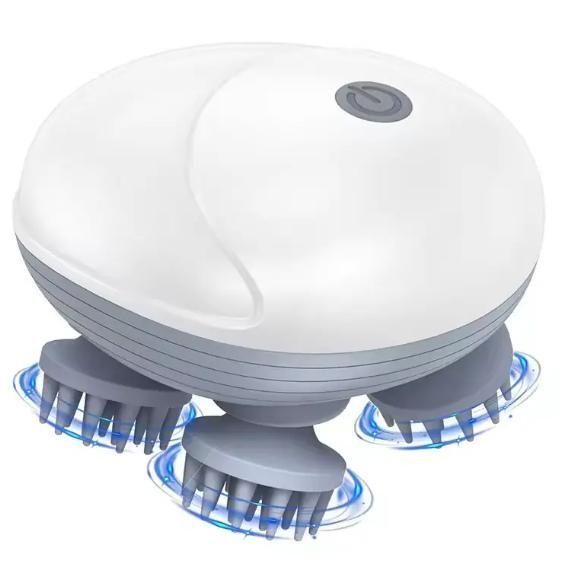 Electric Head Scalp Massager – Rechargeable Deep Relaxation Machine with One-Touch Control