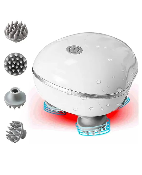 Electric Head Scalp Massager – Rechargeable Deep Relaxation Machine with One-Touch Control