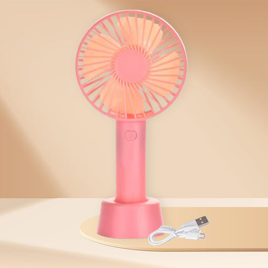 Portable Handy Mini Fan – Rechargeable USB Handheld Cooling Fan