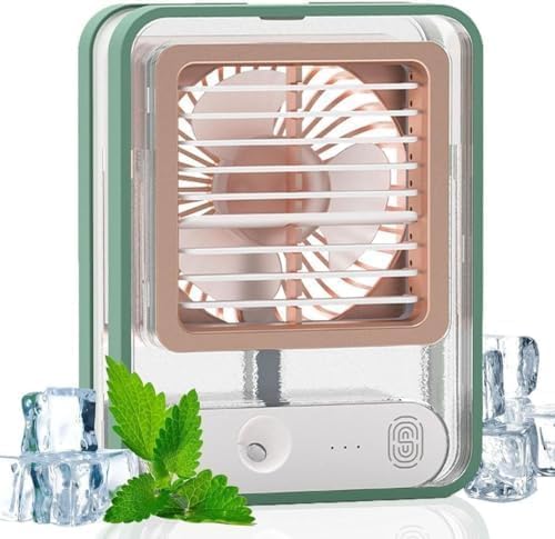 Rechargeable Battery Operated Mini USB Fan With Mist Water Spray