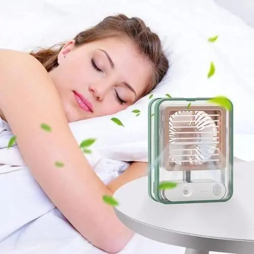 Rechargeable Battery Operated Mini USB Fan With Mist Water Spray nysm88-hb