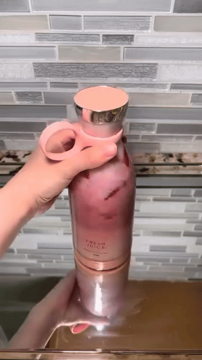 Travel Portable Mini Juice Blender – USB Rechargeable Personal Mixer Juicer Bottle for Smoothies & Fresh Juice