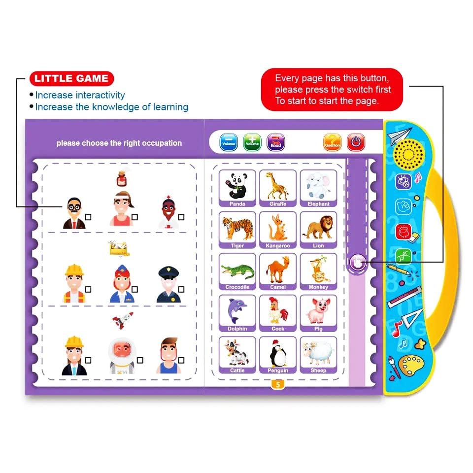 Interactive Intelligence Learning Book with Sound & Phonics (1 Set)
