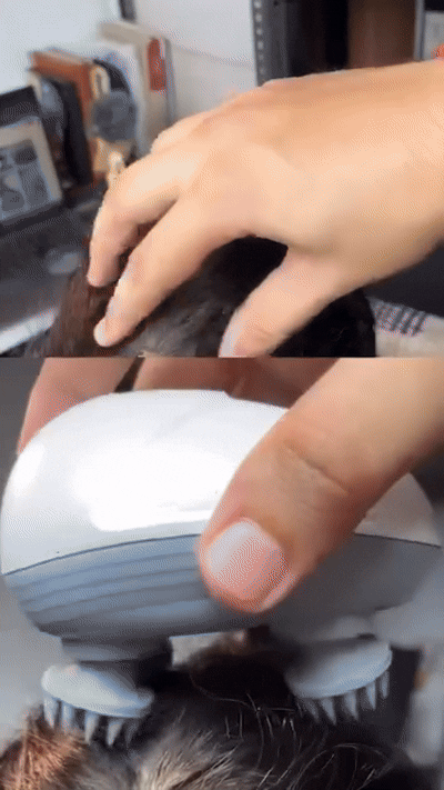 Electric Head Scalp Massager – Rechargeable Deep Relaxation Machine with One-Touch Control