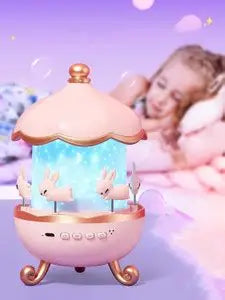Bunny’s Carousel Rotating LED Night Light