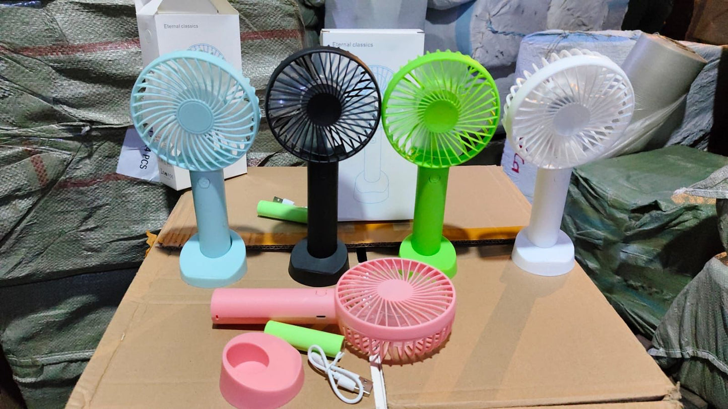 Portable Handy Mini Fan – Rechargeable USB Handheld Cooling Fan