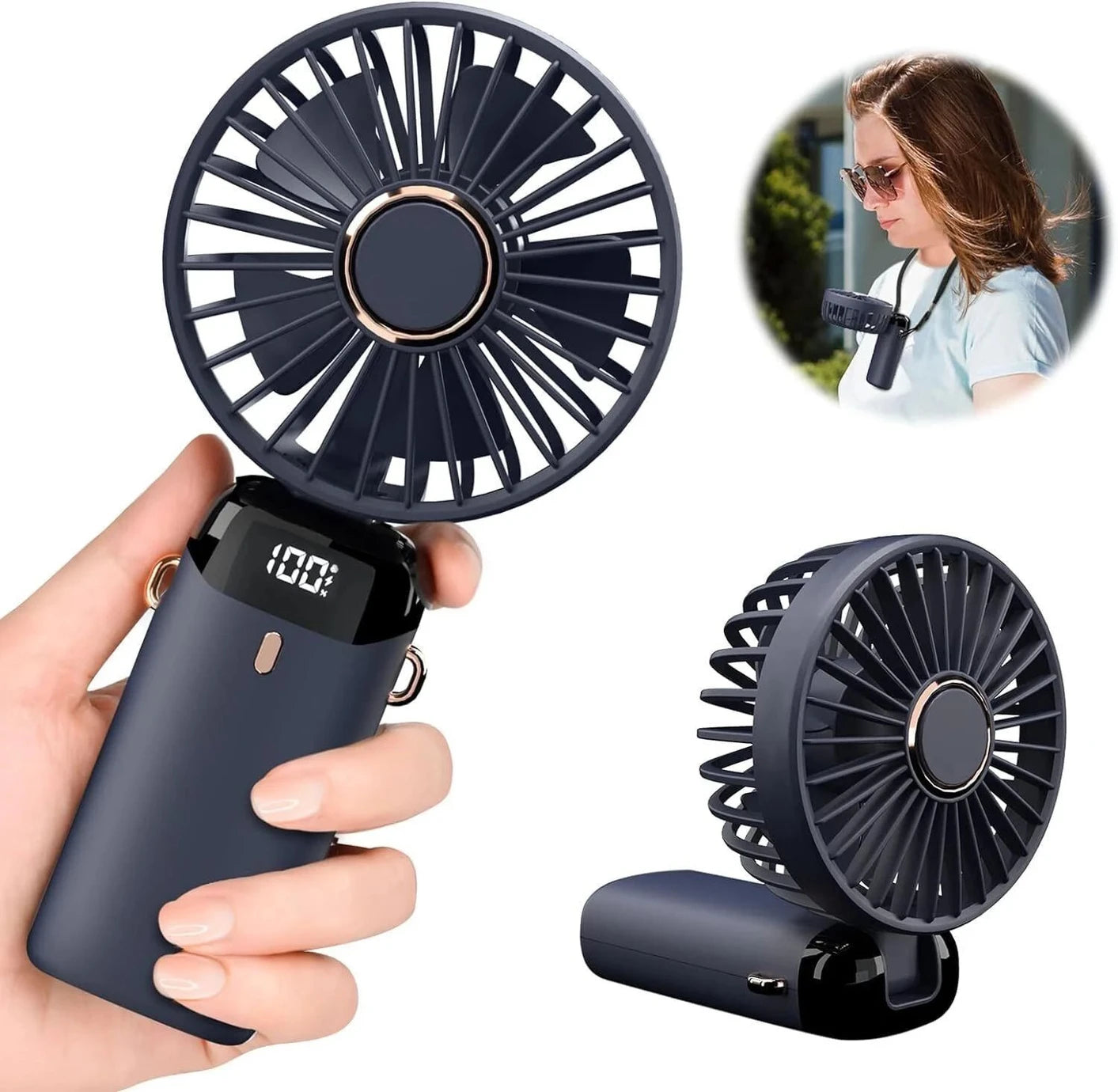 Rechargeable Portable Handheld Fan