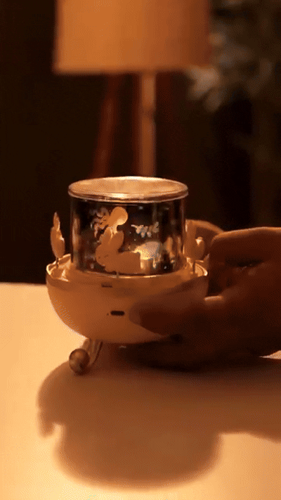 Bunny’s Carousel Rotating LED Night Light